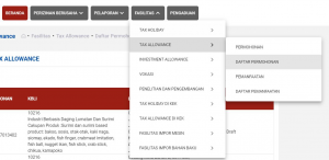 daftar pengajuan tax allowance