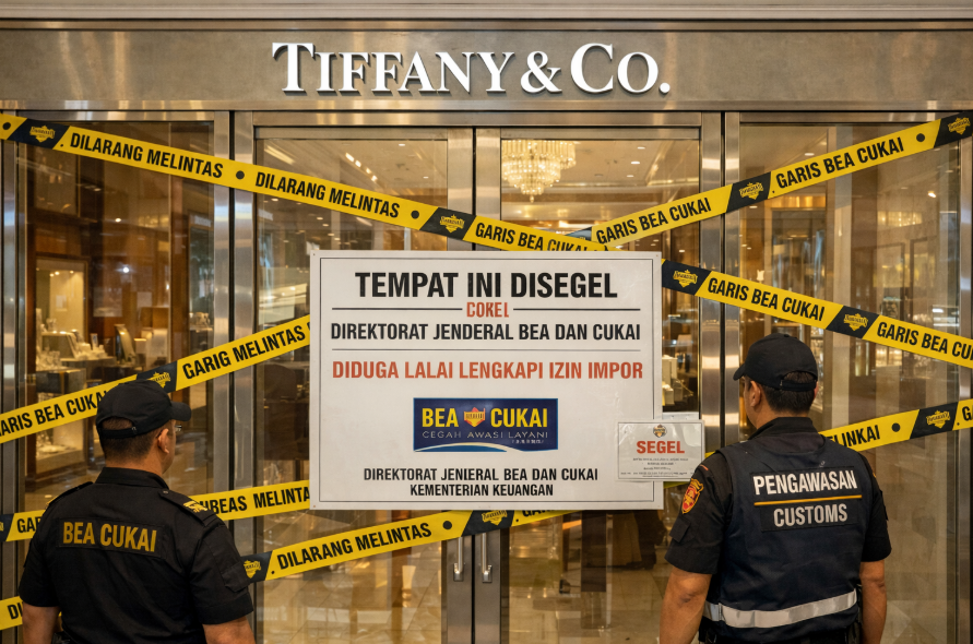 Gerai Tiffany & Co. Disegel