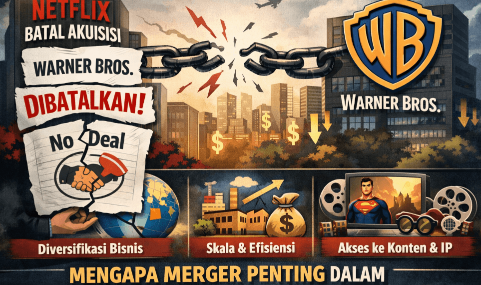 Netflix Batal Akuisisi Warner Bros.