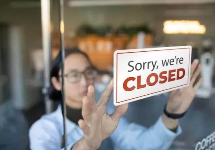 Bisnis berhenti Bisnis berhenti